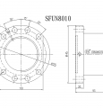 SFNU08010-4滚珠丝杆螺母TBI品牌南京哈宁现货供应