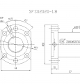 SFS02020-1.8滚珠丝杆螺母TBI品牌南京哈宁现货供应