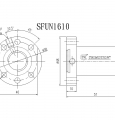 SFNU01610-3滚珠丝杆螺母TBI品牌南京哈宁现货供应