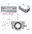 SCS13LUU直线轴承尺寸箱式直线轴承图纸