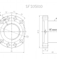 SFS05010-3.8滚珠丝杆螺母TBI品牌南京哈宁现货供应