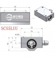 SCS5LUU直线轴承尺寸箱式直线轴承图纸