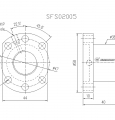 SFS02005-3.8滚珠丝杆螺母TBI品牌南京哈宁现货供应