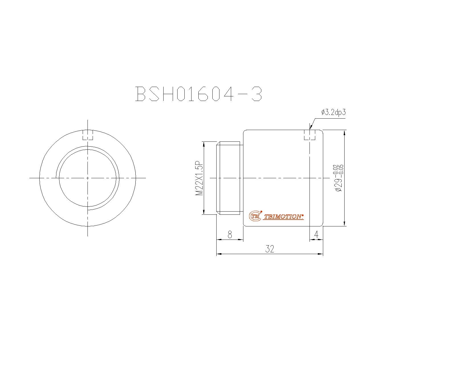 BSHR01604-3滚珠丝杆螺母TBI品牌南京哈宁现货供应