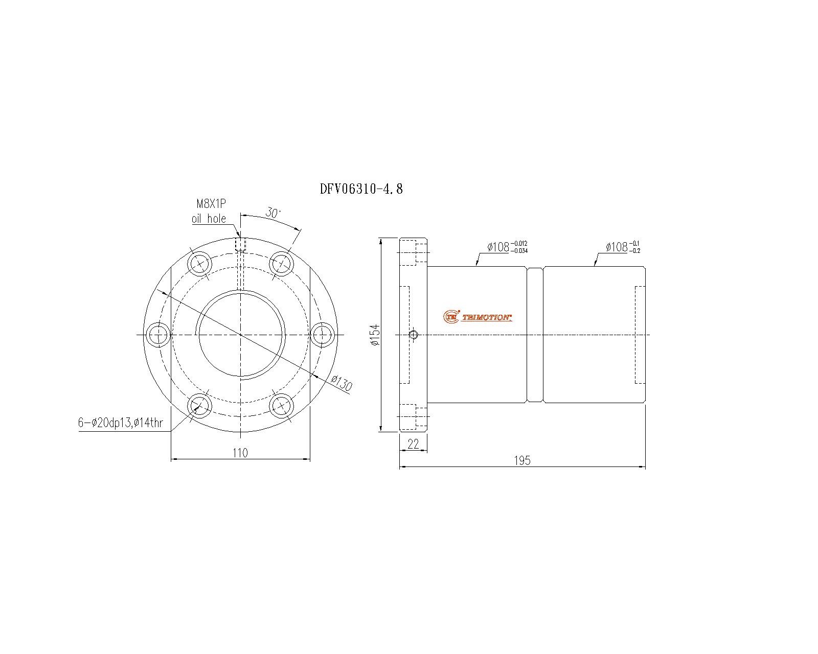 DFV06310-4.8滚珠丝杆螺母TBI品牌南京哈宁现货供应.jpg