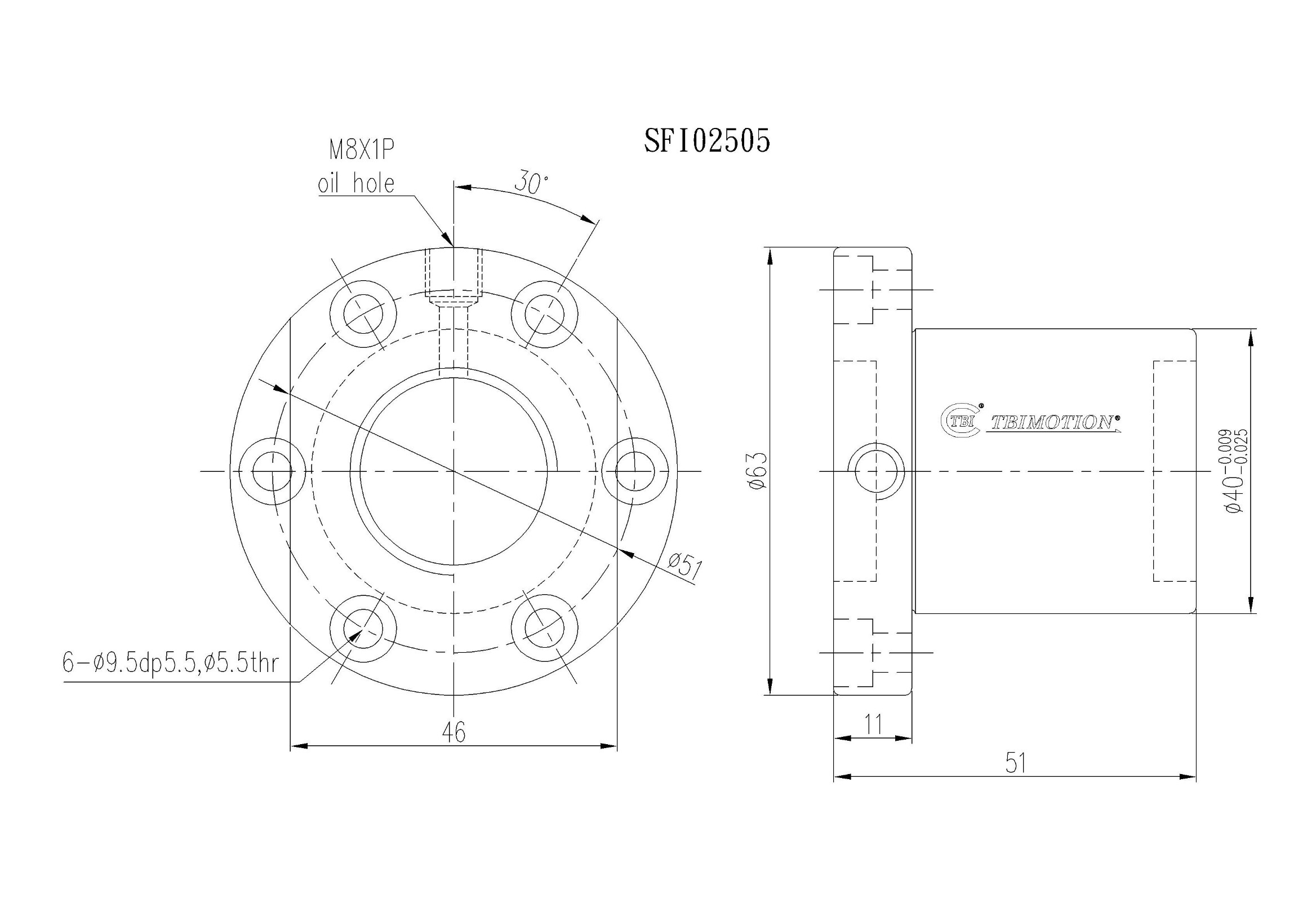 SFI02505-4滚珠丝杆螺母TBI品牌南京哈宁现货供应.jpg