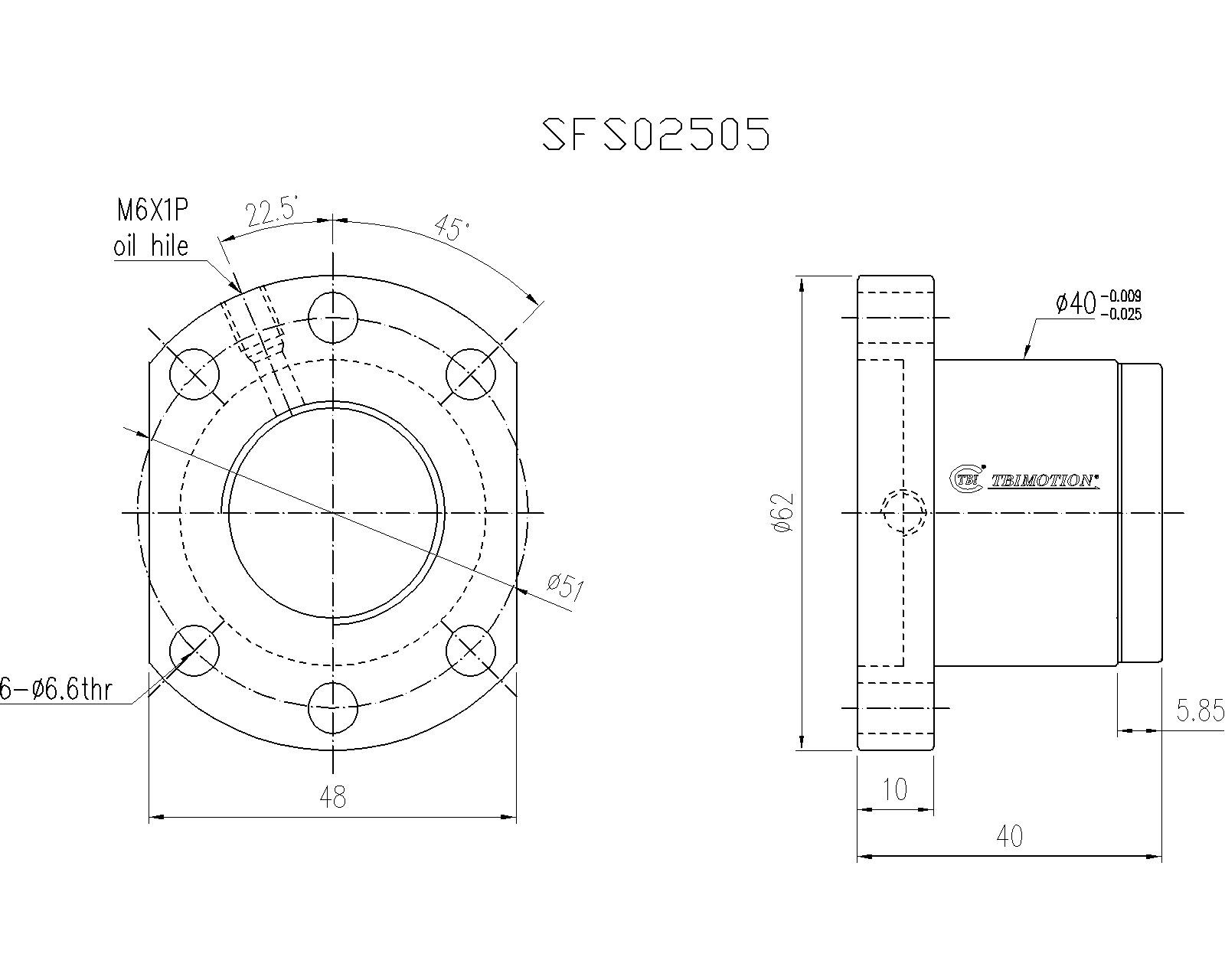 SFS02505-3.8滚珠丝杆螺母TBI品牌南京哈宁现货供应.jpg