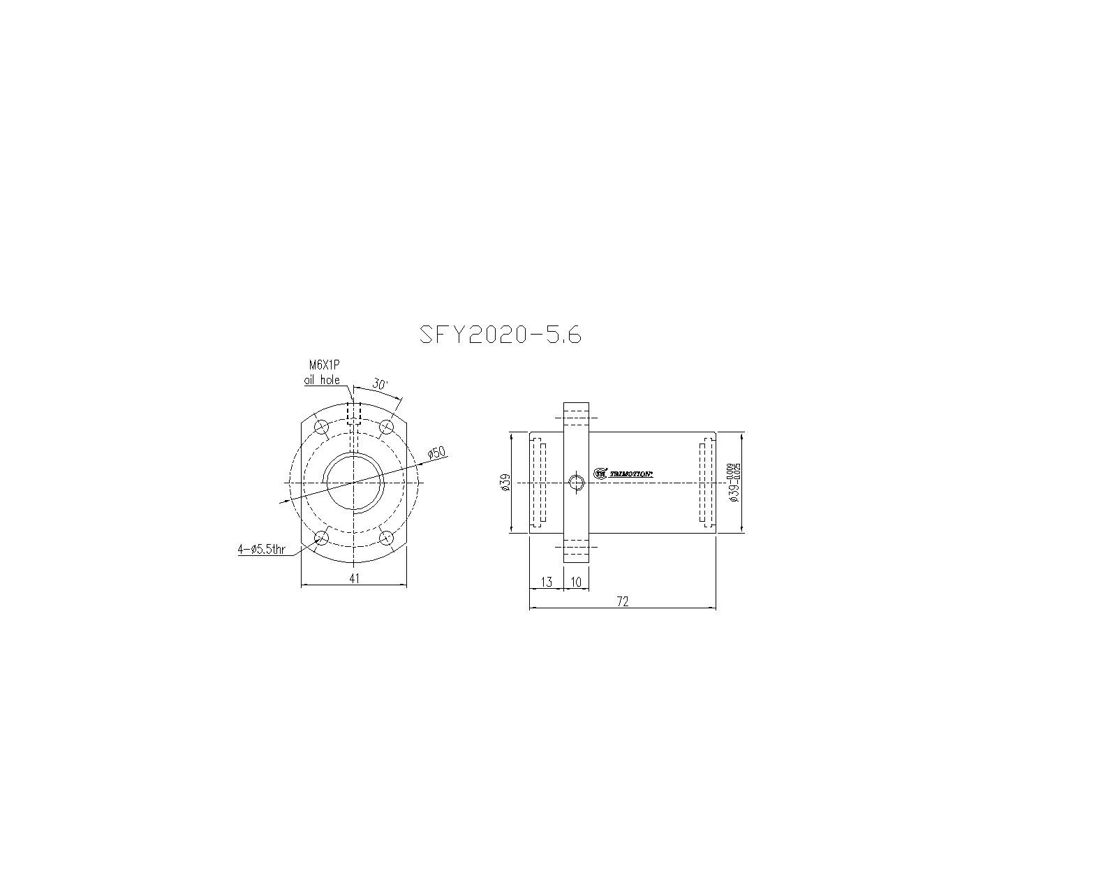 SFY02020-5.6滚珠丝杆螺母TBI品牌南京哈宁现货供应.jpg