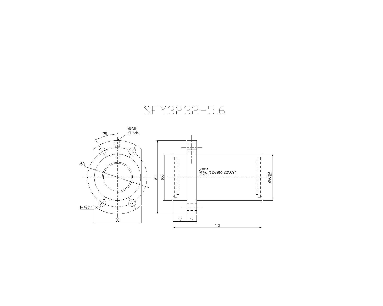 SFY03232-5.6滚珠丝杆螺母TBI品牌南京哈宁现货供应.jpg